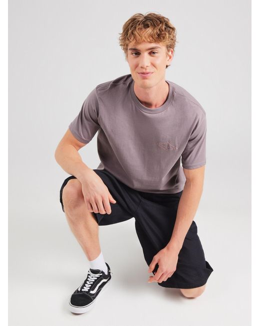 Billabong T-Shirt Crayon Wave in Purple für Herren