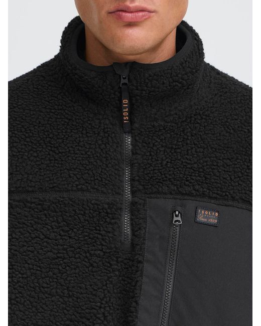 Solid Plüsch-Troyer Sdmcwain in Black für Herren