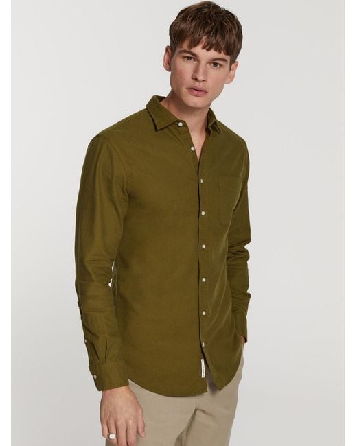 Shiwi Hemd Tyler in Green für Herren