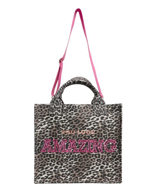 Cartoon Purple Shopper