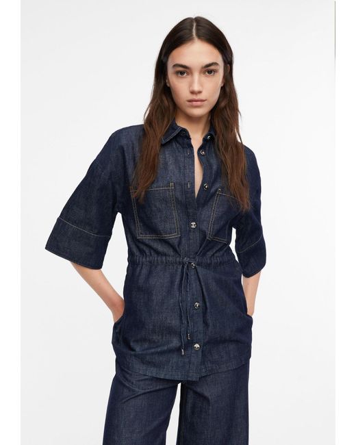 Comma, Blue Bluse