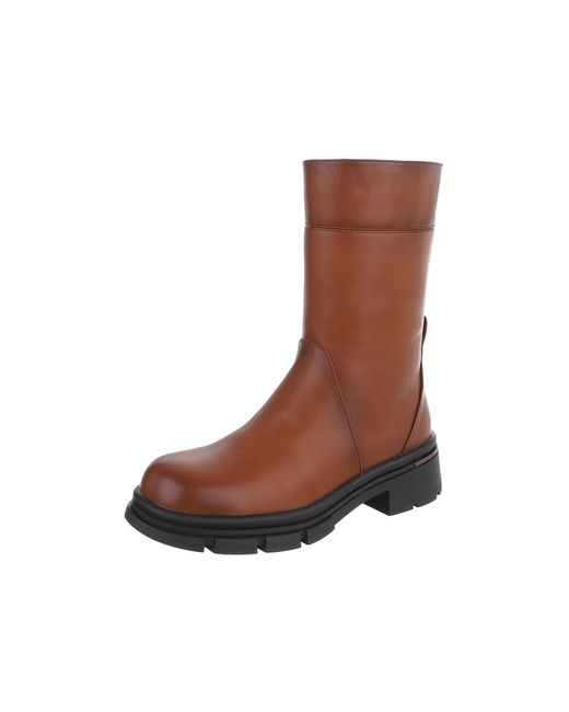 Ital-Design Brown Stiefelette