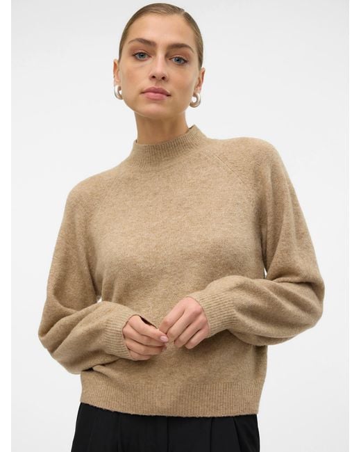 Vero Moda Natural Pullover Vmleaf