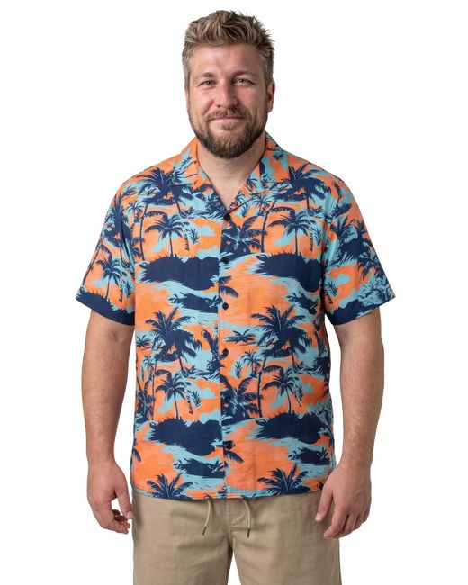 Men Plus Hemd in Blue für Herren