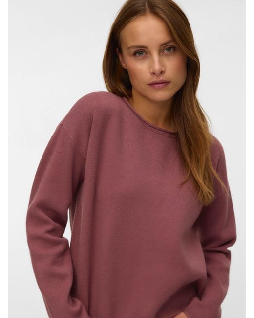 Vero Moda Red Pullover Vmsaba