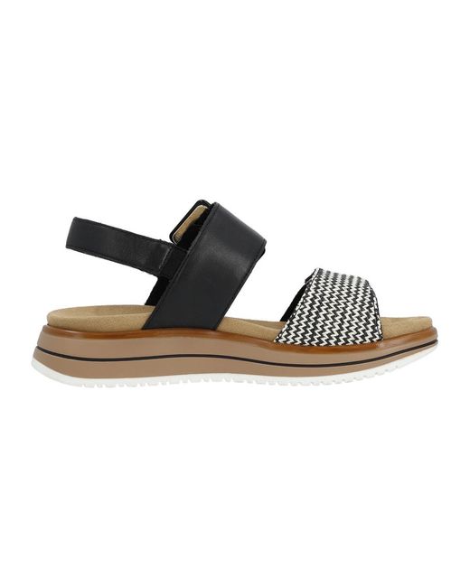 Remonte Black Sandale Basic