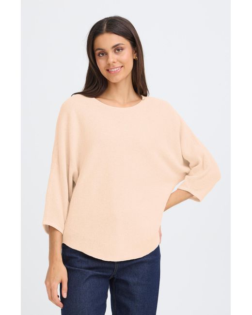 Fransa Natural Pullover