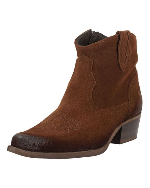 Felmini Brown Ankle Boots