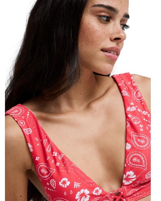 Roxy Red Bikinitop