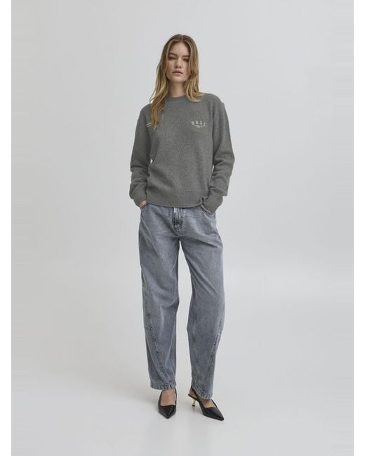 Ball Gray Strickpullover Batardelli