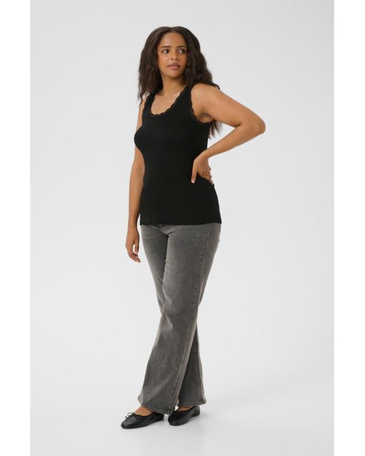 Kaffe Black Top Kcomia