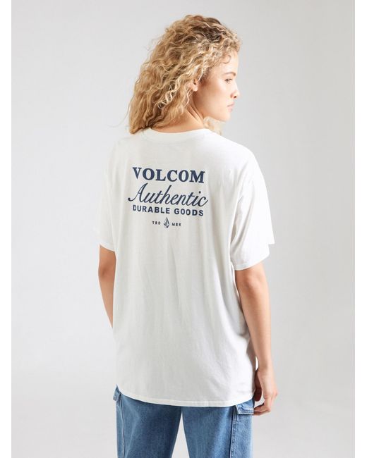 Volcom White T-Shirt Stones Throw