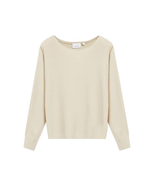 Comma, White Pullover