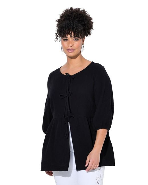 MIAMODA Blue Bluse