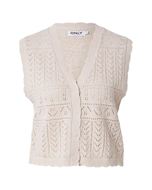 ONLY Natural Strickweste