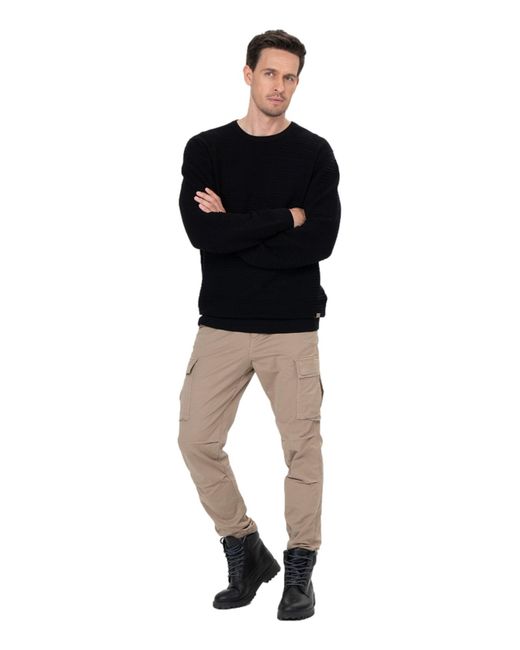 Key Largo Pullover Bern in Black für Herren