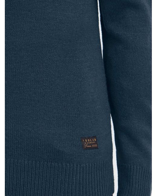 Solid Troyer Sdbatik in Blue für Herren