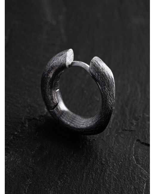 REYTEL Ohrring Mirror in Gray für Herren