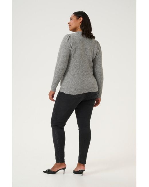 Kaffe Gray Pullover Kc Amalia