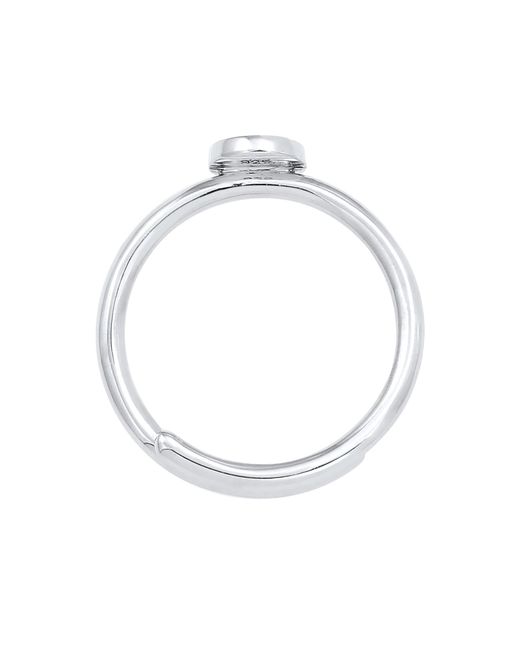 Elli Jewelry Metallic Ring Initial A