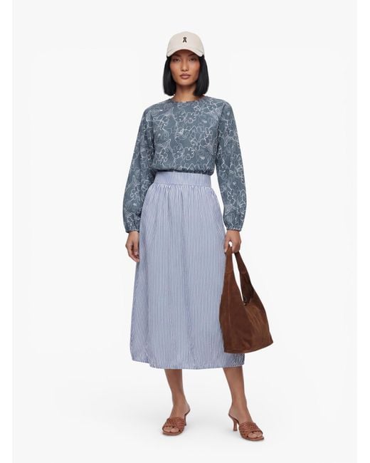 Object Blue Bluse Objalanna