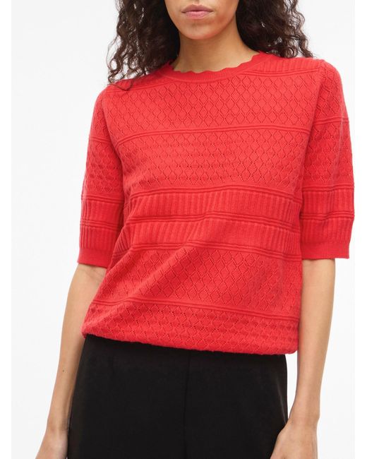 Vila Red Pullover Vimilos