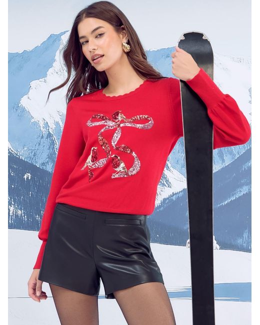 Lipsy Red Pullover