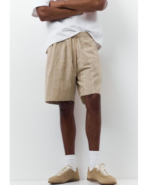 Pull&Bear Shorts in Natural für Herren