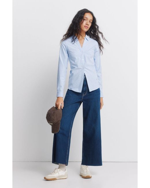 Springfield Blue Bluse