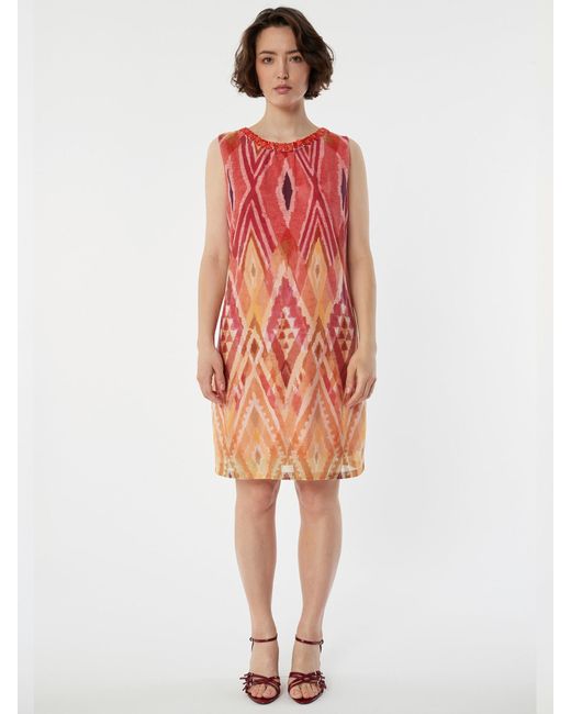 Ana Alcazar Orange Kleid Zibea