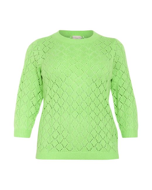 Kaffe Green Pullover Kcmika