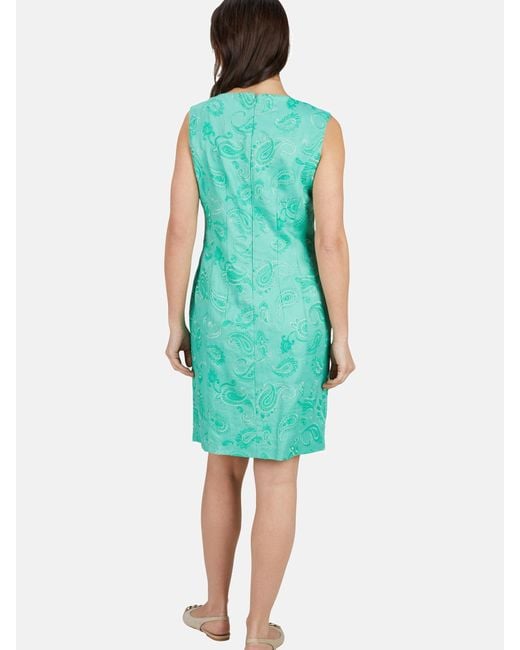 White Label Green Etuikleid