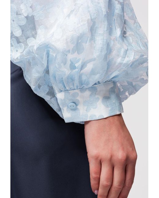 Ombre White Bluse