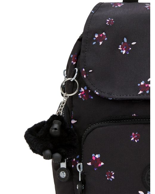 Kipling Black Rucksack City Zip Mini