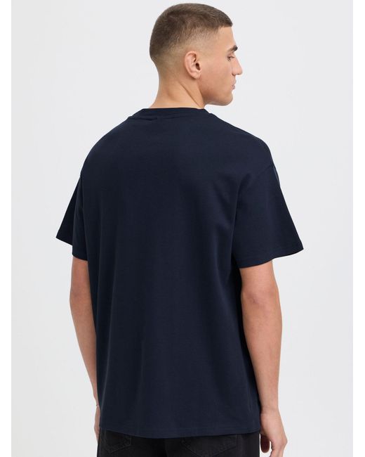 Solid T-Shirt Sddanton in Blue für Herren