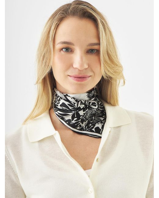 Codello Black Nickituch Mit Dschungel-Motiven