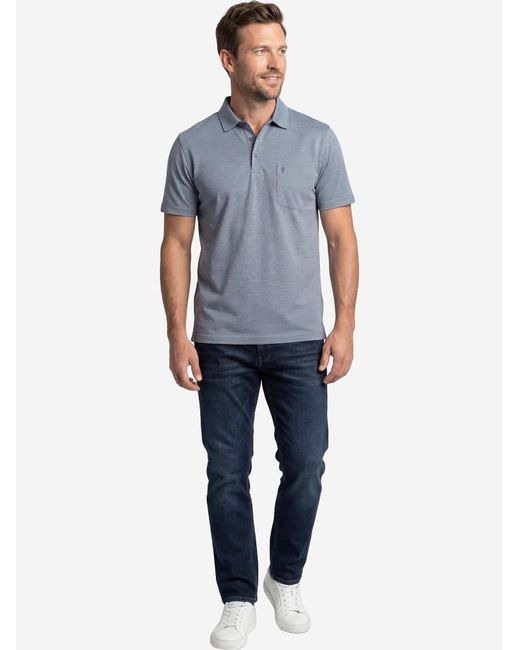 RAGMAN Shirt Basic in Blue für Herren