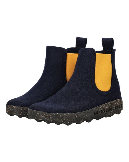 ASPORTUGUESAS Blue Chelsea Boots