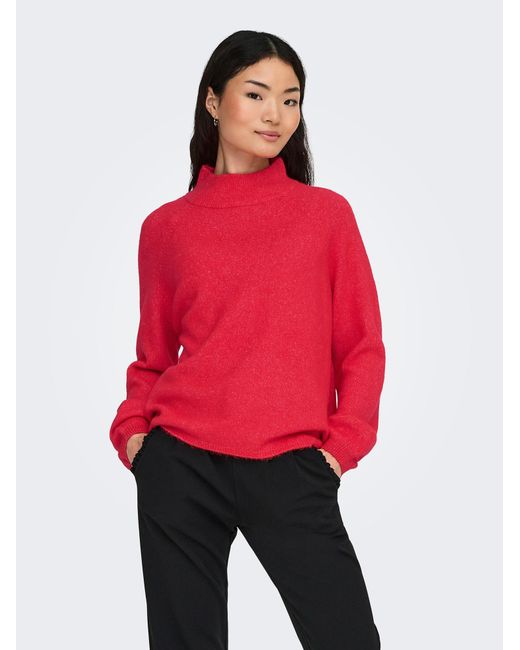 ONLY Red Pullover Onlsandra