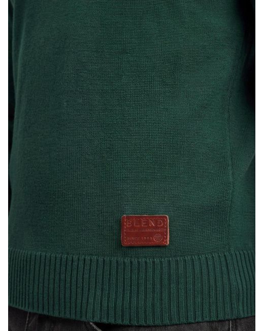 Blend Strickpullover 'lasse' in Green für Herren