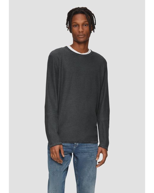 QS Pullover in Black für Herren