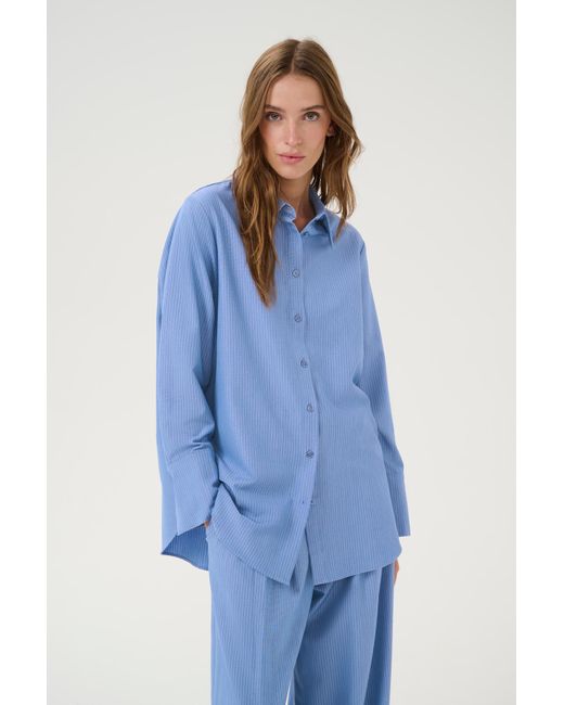 My Essential Wardrobe Blue Bluse 'Vittamw'