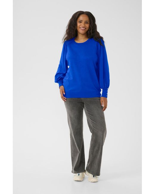 Kaffe Blue Pullover Lizzy