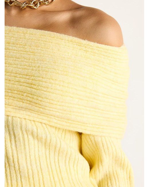 Bianco Lucci Yellow Pullover