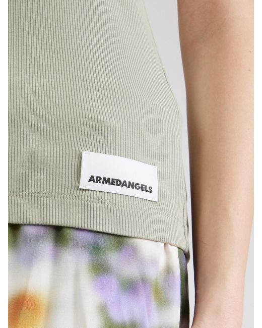 ARMEDANGELS Green Top 'Kanita' (Gots)