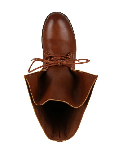 VAN HILL Brown Schnürstiefelette 'Amara'
