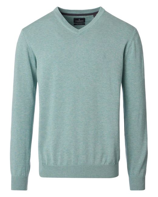 CASA MODA Pullover Basic in Green für Herren
