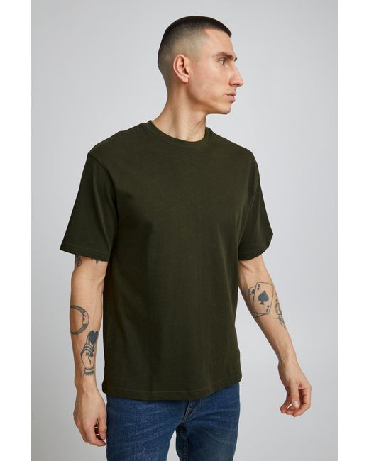 Solid T-Shirt Cadel in Green für Herren