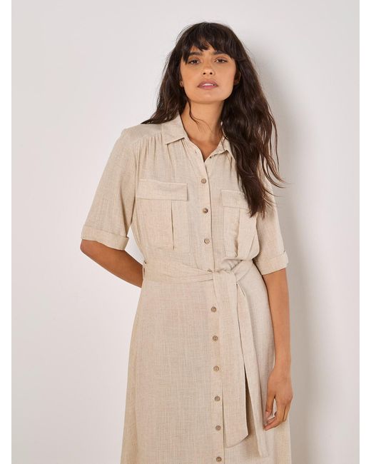 Apricot Natural Kleid