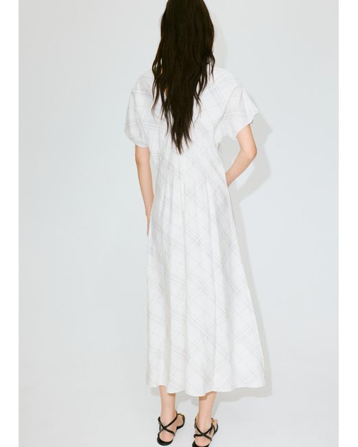 Mango White Kleid Sofia